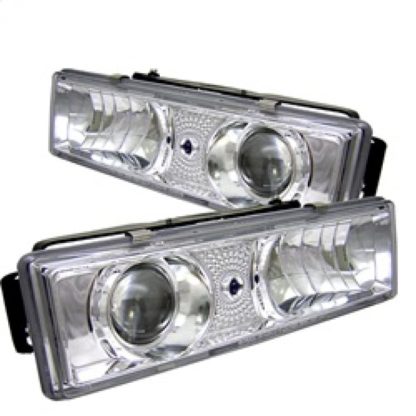 Spyder Chevy C/K Series 1500 88-99 Projector Headlights Chrm High 9005 (Not Include) PRO-YD-CCK88-C - Image 2