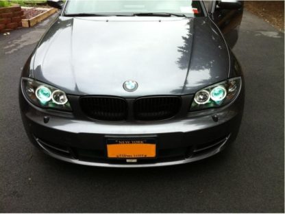 Spyder BMW E87 1-Series 08-11 Projector Headlights LED Halo Black High H1 Low H7 PRO-YD-BMWE87-HL-BK - Image 4