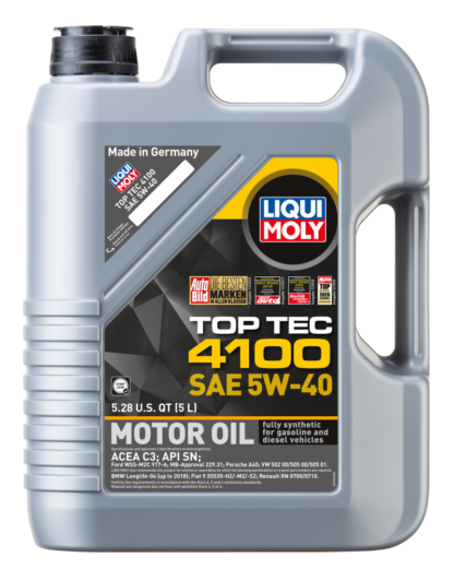 LIQUI MOLY 5L Top Tec 4100 Motor Oil 5W-40