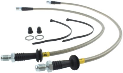 StopTech 06-08 BMW M5 / 07-08 M6 / 04-07 525i (Not AWD) Stainless Steel Front Brake Line Kit - Image 3