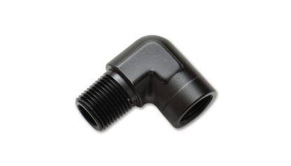 Vibrant 1/8in NPT Female to Male 90 Degree Pipe Adapter Fitting - Image 2