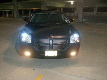 Spyder Dodge Magnum 05-07 Projector Headlights CCFL Halo LED Blk PRO-YD-DMAG05-CCFL-BK - Image 4