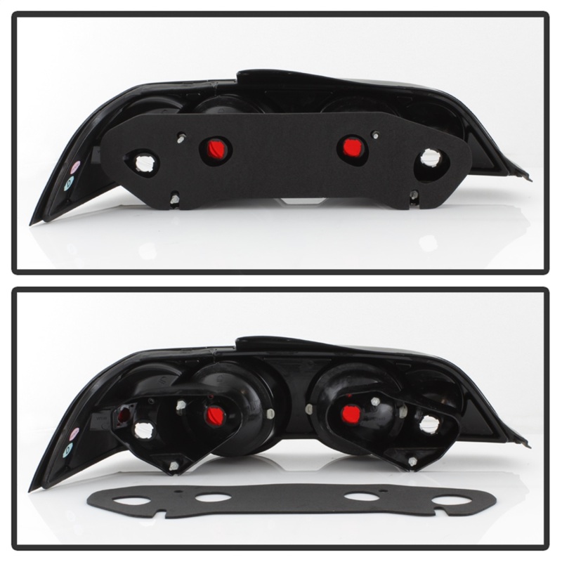 Spyder Acura RSX 02-04 Euro Style Tail Lights Black ALT-YD-ARSX02-BK - Image 8