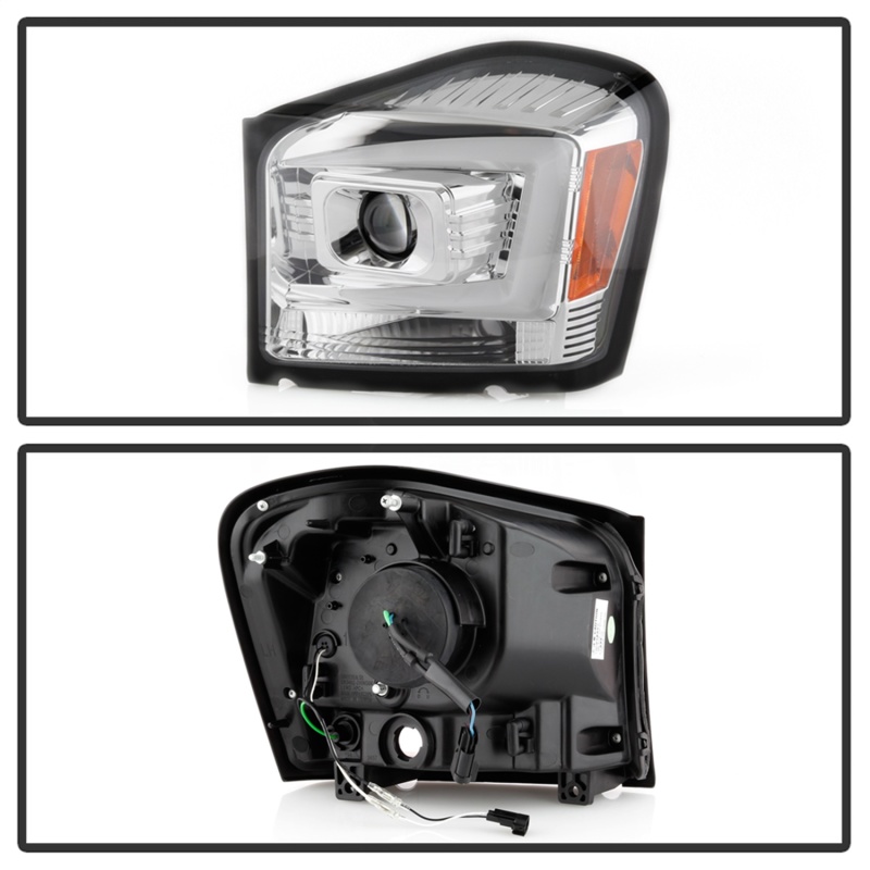 Spyder 04-06 Dodge Durango Projector Headlights - Chrome PRO-YD-DDU04-LB-C - Image 4