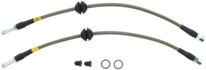 StopTech 09 Audi A4 Sedan / 08-10 A5-S5 Rear Stainless Steel Brake Line Kit - Image 4