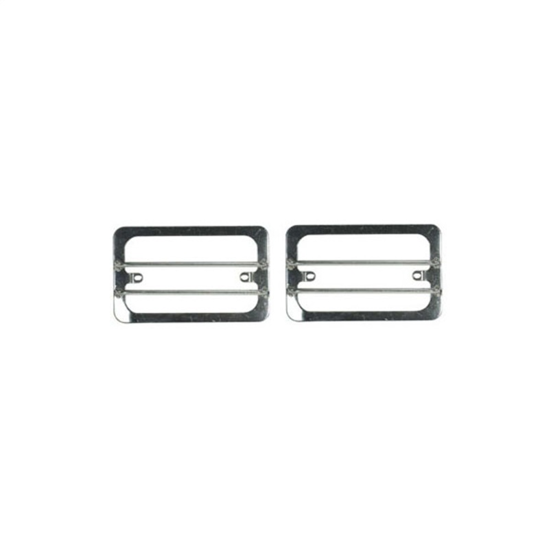 Rugged Ridge 97-06 Jeep Wrangler TJ Stainless Steel Side Marker / Turn Signal Euro Guard Set - Image 2