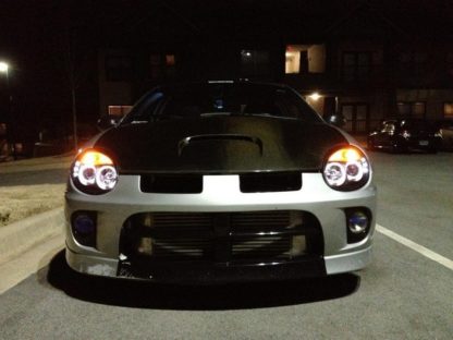 Spyder Dodge Neon 03-05 Projector Headlights LED Halo LED Black High H1 Low H1 PRO-YD-DN03-HL-BK - Image 3