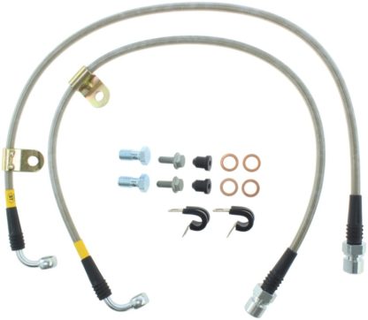 StopTech 05 Chrysler 300C 5.7L V8 w/ Vented Rear Disc Stainless Steel Front Brake Lines - Image 4