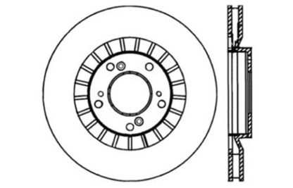 StopTech 00-09 S2000 Slotted & Drilled Right Front Rotor - Image 2