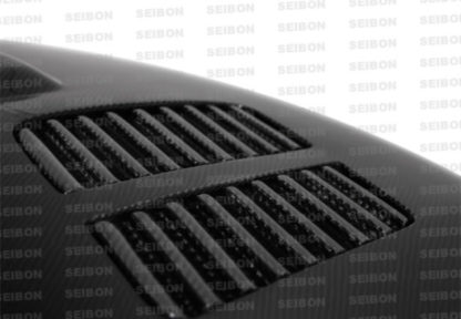 Seibon 09-11 BMW 3 Series 4dr (Exc M3) GTR-Style Carbon Fiber Hood - Image 2