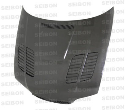 Seibon 02-05 BMW E46 2dr GTR-Style Carbon Fiber Hood - Image 2