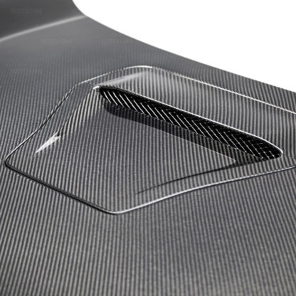 Seibon 2017 Honda Civic Type R OEM Carbon Fiber Hood - Image 3