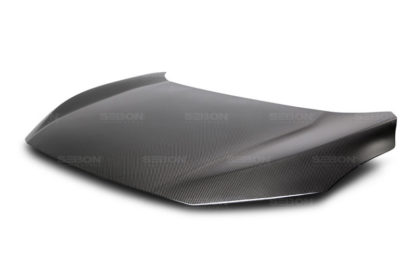 Seibon 2016-2017 Honda Civic Coupe/Sedan/Hatchback OEM Style Carbon Fiber Hood - Image 2