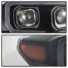 xTune Toyota Tacoma 16-18 DRL Light Bar Projector Headlights - Black PRO-JH-TTA16-LBDRL-BK - Image 7