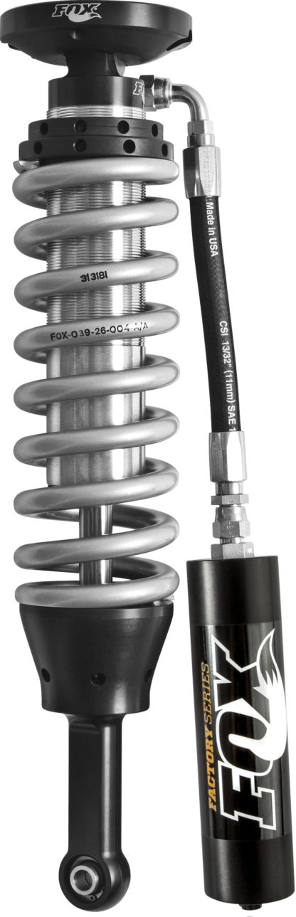 Fox 2009 F-150 2.5 Factory Series 5.45in. Remote Reservoir Coilover Shock Set - Black/Zinc - Image 2