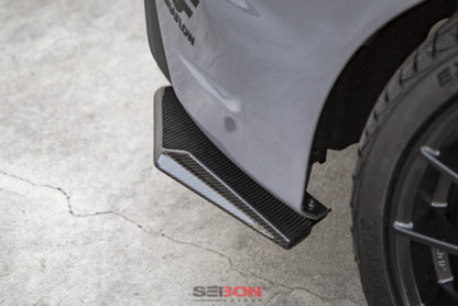 Seibon 16-17 Ford Focus RS SA-Style Carbon Fiber Rear Lip - Image 7