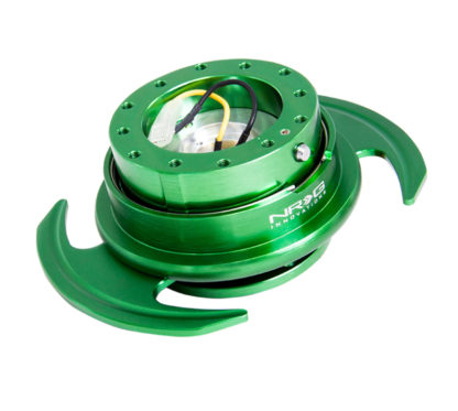 NRG Quick Release Kit Gen 3.0 - Green Body / Green Ring w/Handles - Image 2