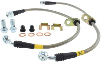 StopTech 13-13 Honda Civic EX Rear SS Brake Lines - Image 2