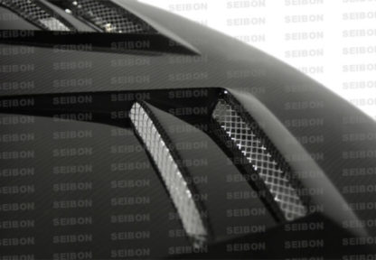 Seibon 08-09 Mitsubishi Lancer (CYA4/5A) DV Style Carbon Fiber Hood - Image 3