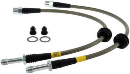 StopTech 09 Audi A4 Sedan / 08-10 A5-S5 Rear Stainless Steel Brake Line Kit - Image 3