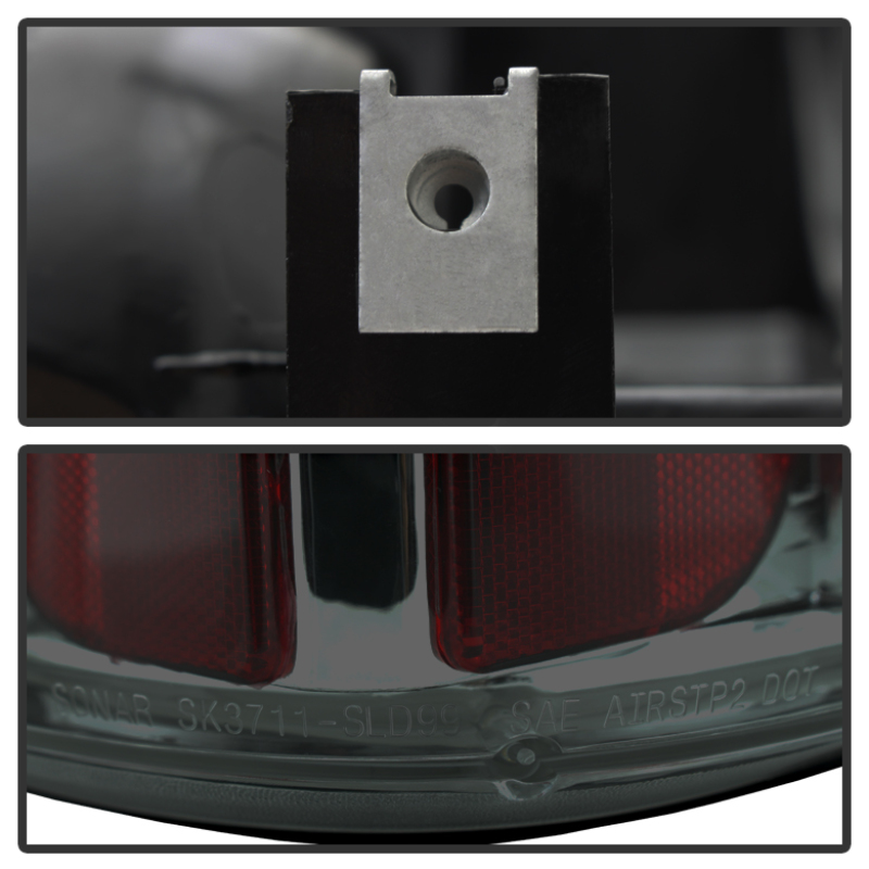 Spyder Chevy Silverado 1500/2500 99-02 (Not Stepside) Euro Style Tail Lights Smke ALT-YD-CS99-SM - Image 6