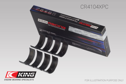 King Audi/VW 83-03 1.6L/1.8L/2.0L (Size .026) Performance Coated Rod Bearing Set - Image 2