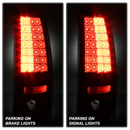 Spyder Chevy Silverado 1500 03-06 (Not Fit Stepside)LED Tail Lights Red Clear ALT-YD-CS03-LED-RC - Image 7