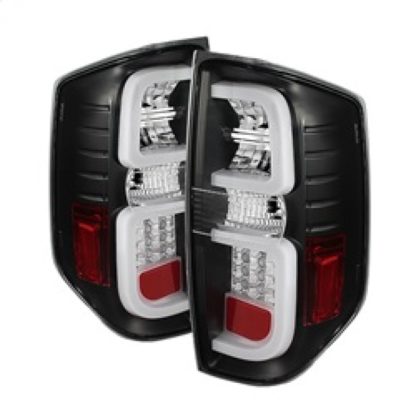 Spyder Toyota Tundra 2014-2016 Light Bar LED Tail Lights Black ALT-YD-TTU14-LED-BK - Image 2