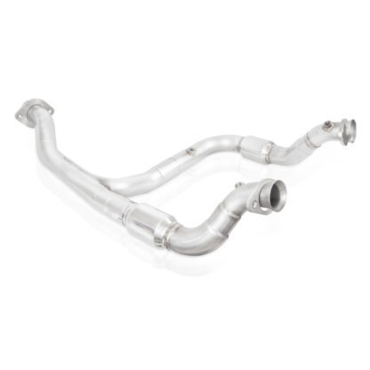 Stainless Works 15-18 F-150 3.5L Downpipe 3in High-Flow Cats Y-Pipe Factory Connection - Image 4