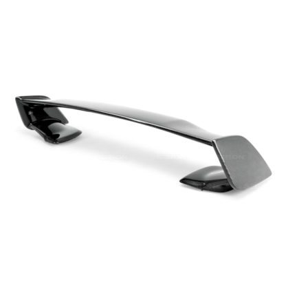 Seibon 08-10 Subaru WRX/STi 4dr OEM-style Carbon Fiber Rear Spoiler - Image 2