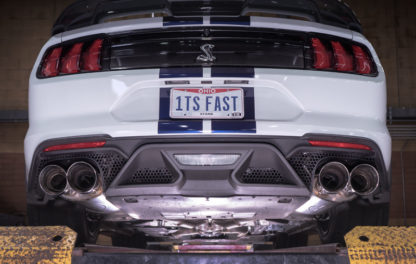 Stainless Works 2020 Ford GT500 Legend Catback X-Pipe Exhaust Factory Connect - Polished Tips - Image 6