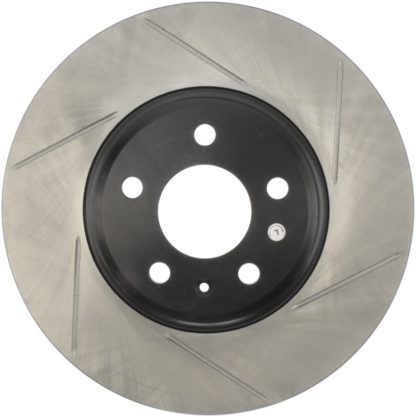 StopTech 09-10 Audi A4 / 08-10 A5 / 10 Audi S4 Front Left Slotted Rotor - Image 3