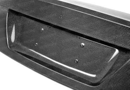 Seibon 12-14 Mercedes C-Class OE Style Carbon Fiber Trunk - Image 4