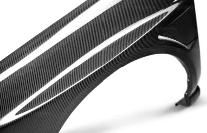 Seibon 06-07 Subaru WRX/STi 10mm Wider Carbon Fiber Fenders - Image 5