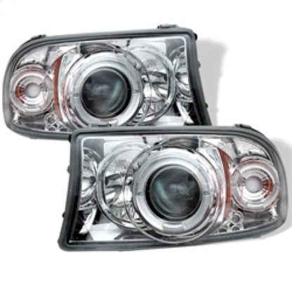 Spyder Dodge Dakota 97-04/Durango 98-03 1PC Projector Headlights LED Halo LED Chrm PRO-YD-DDAK97-C - Image 2