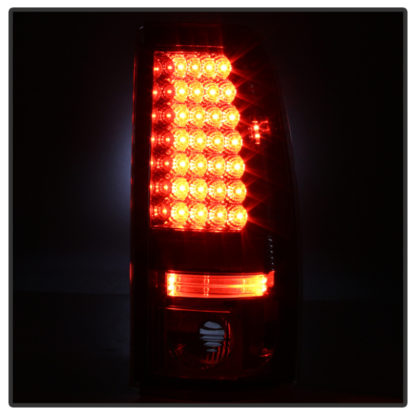 Spyder Chevy Silverado 1500 03-06 (Not Fit Stepside)LED Tail Lights Red Clear ALT-YD-CS03-LED-RC - Image 6