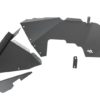 Rugged Ridge Inner Fender Liners Frnt Aluminum Black 18-20 Jeep Wrangler JL - Image 2