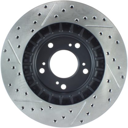 StopTech 00-09 S2000 Slotted & Drilled Left Front Rotor - Image 3