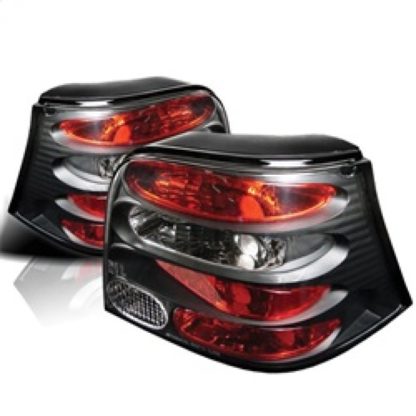 Spyder Volkswagen Golf 99-04 Euro Style Tail Lights Black ALT-YD-VG99-BK - Image 2