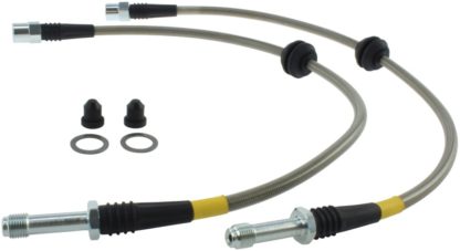 StopTech 09 Audi A4 Sedan / 08-10 A5-S5 Front Stainless Steel Brake Line Kit - Image 3