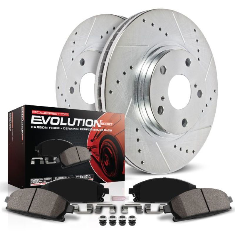 Power Stop 14-18 Subaru Forester Front Z23 Evolution Sport Brake Kit - Image 2
