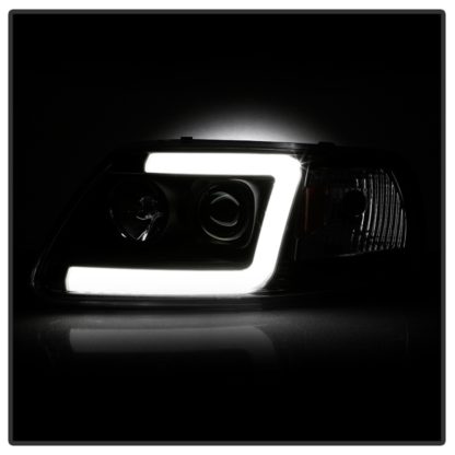 Spyder 97-03 Ford F-150 (After 6/1997) Light Bar Projector Headlights - Blk (PRO-YD-FF15097V2-LB-BK) - Image 4