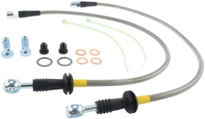 StopTech 02-06 Mini & Mini S Stainless Steel Front Brake Line Kit - Image 3