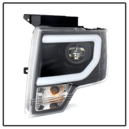 Spyder Ford F150 09-14 Projector Headlights Halogen Model- Light Bar DRL Blk PRO-YD-FF15009-LBDRL-BK - Image 6