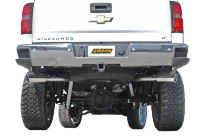 Gibson 15-18 Chevrolet Silverado 1500 LS 5.3L 3in/2.25in Cat-Back Dual Extreme Exhaust - Aluminized - Image 3