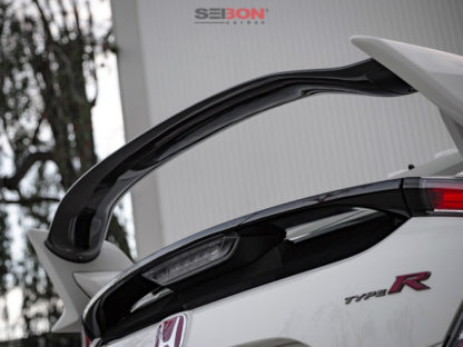 Seibon 2017 Honda Civic Type-R OE Carbon Fiber Rear Center Spoiler - Image 5