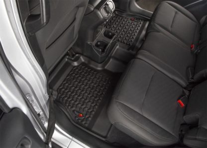 Rugged Ridge Floor Liner Front/Rear/Cargo Black 2018-2020 Jeep Wrangler JL 4 Dr - Image 5