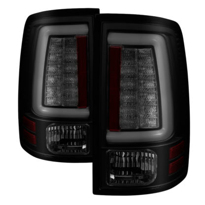 Spyder 13-14 Dodge Ram 1500 Light Bar LED Tail Lights - Black Smoke ALT-YD-DRAM13V2-LED-BSM - Image 3