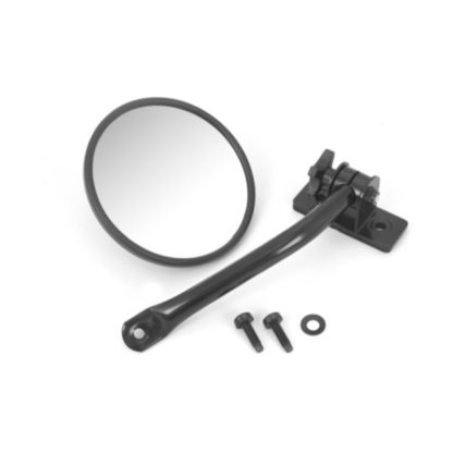 Rugged Ridge 97-18 Jeep Wrangler Black Round Quick Release Mirror - Image 2