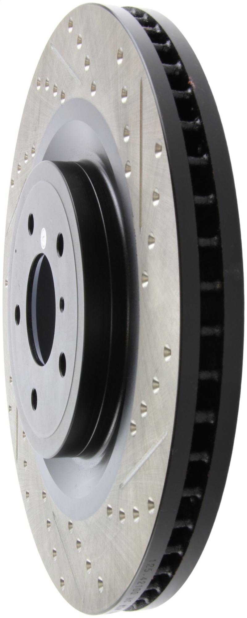 StopTech Infiniti G37 / Nissan 370Z SportStop Slotted & Drilled Front Left Rotor - Image 6